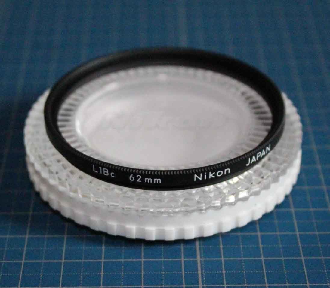 [ei309]フィルター Nikon 62mm L1BC SKYLIGHT スカイライト ニコン 黒白・カラー用　filter_画像1