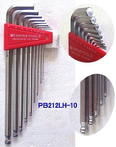 212LH-10 ピービー(PB) 六角棒レンチ ホルダータイプ 在庫有 代引発送不可 税込特価