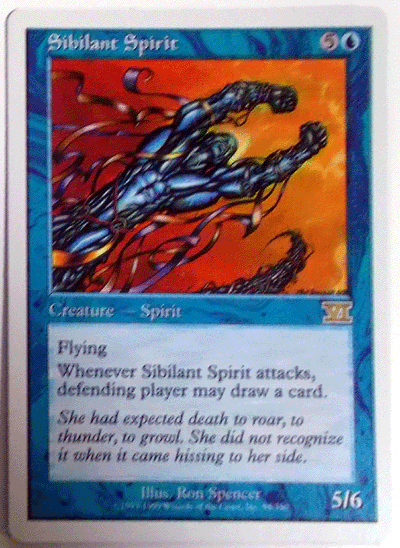 ＭTG英語/Sibilant Spirit（風鳴りの精）/第六版/レア_画像1