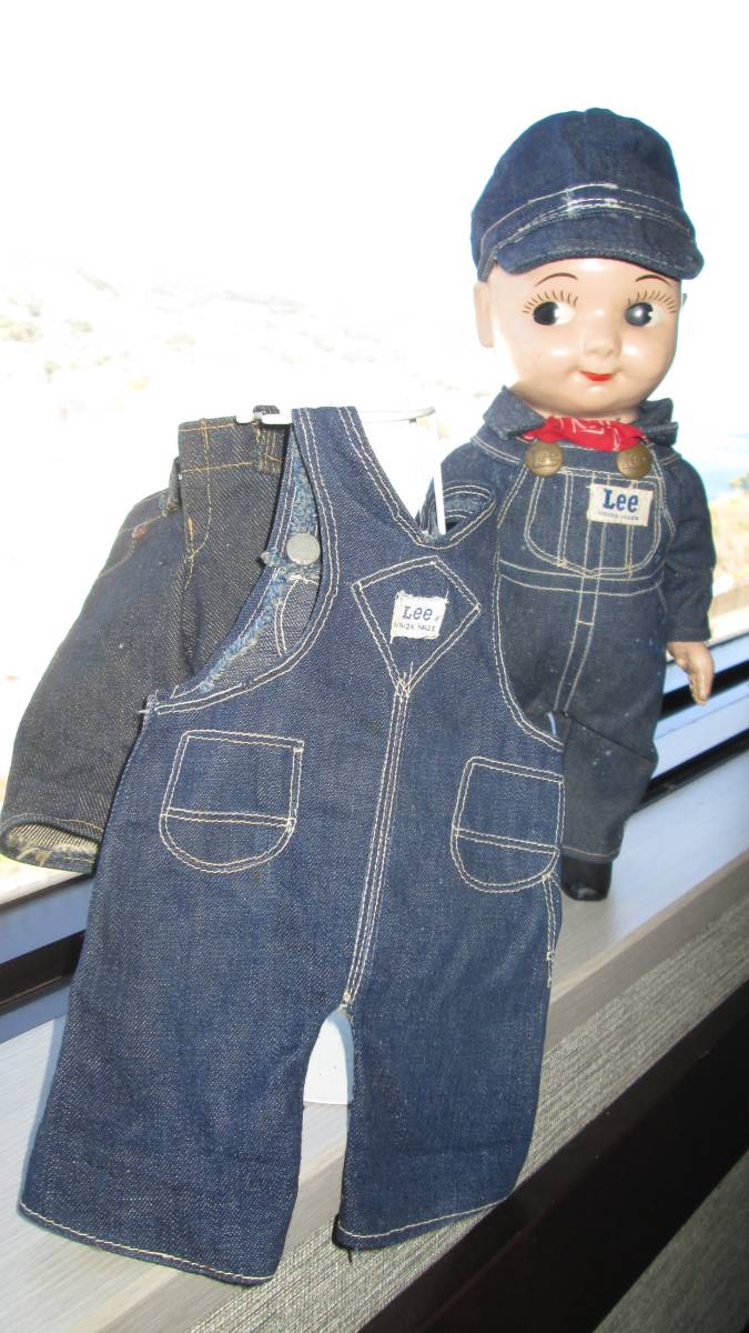 50s US Vintage bati Lee Lee for sales promotion + original jeans . overall 2 point extra 