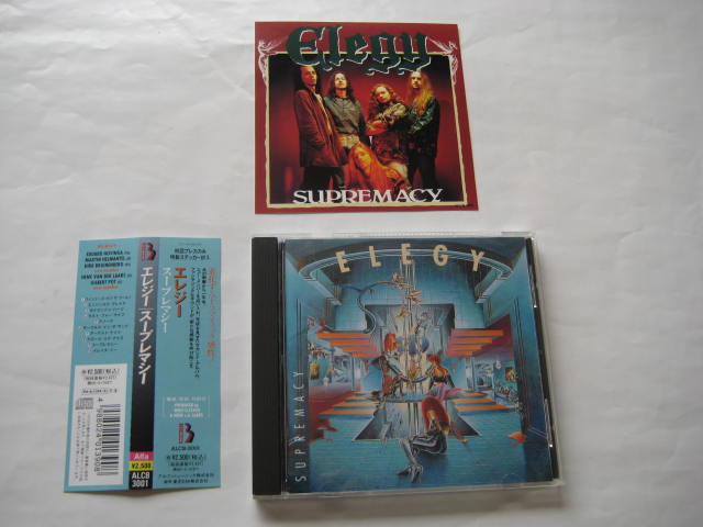 【★★★帯付き廃盤★★★】ELEGY②(オランダ産叙情的正統派)MOTHER OF SINと元PRIME TIMEのハイトーン・ボーカル、初回限定ステッカー付_画像1