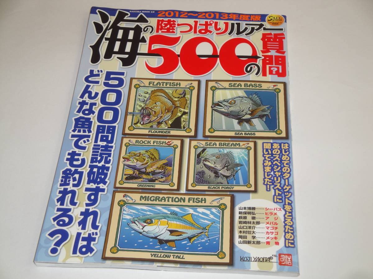 即決 海の陸っぱりルアー500の質問 2012-2013年度版 500問読破すればどんな魚でも釣れる?_画像1