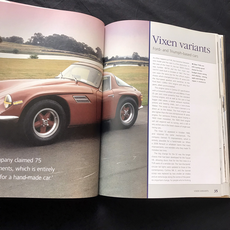 [ photoalbum ]TVR catalog *All the Cars /A Model-by-Model History of TVR/Sagaris/T440R/ Tuscan 2/Tamora/Chimaera/Haynes