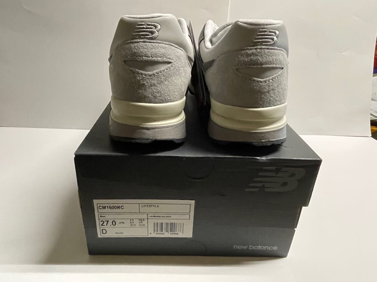 未使用 ニューバランス CM1600RC D RAIN CLOUD グレー 27cm new balance