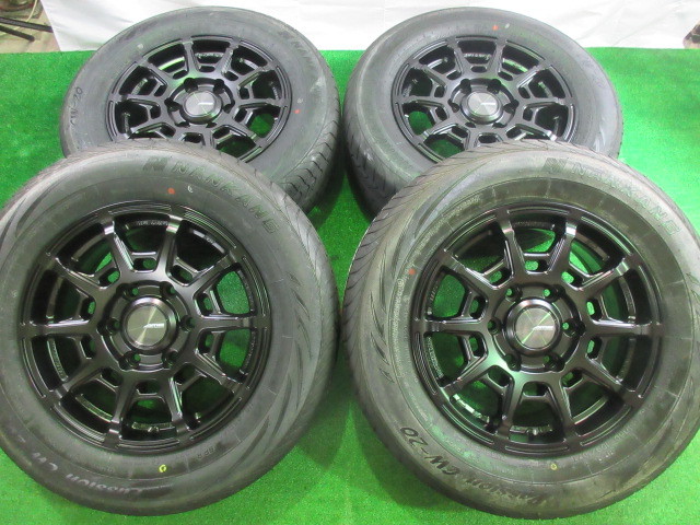 在庫★新品即納★AME ガレルナ レフィーロ 6.5J+38 6H139.7 ナンカン CW-20 215/65R16 109/107 200系 ハイエース レジアス 車検対応_画像1