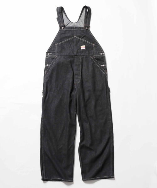 未使用 PAYDAY (ペイデイ) 40s DENIM OVERALLS デニム オーバーオール / サロペット / 40 / ブラック インディゴ / ワークウェア_画像2