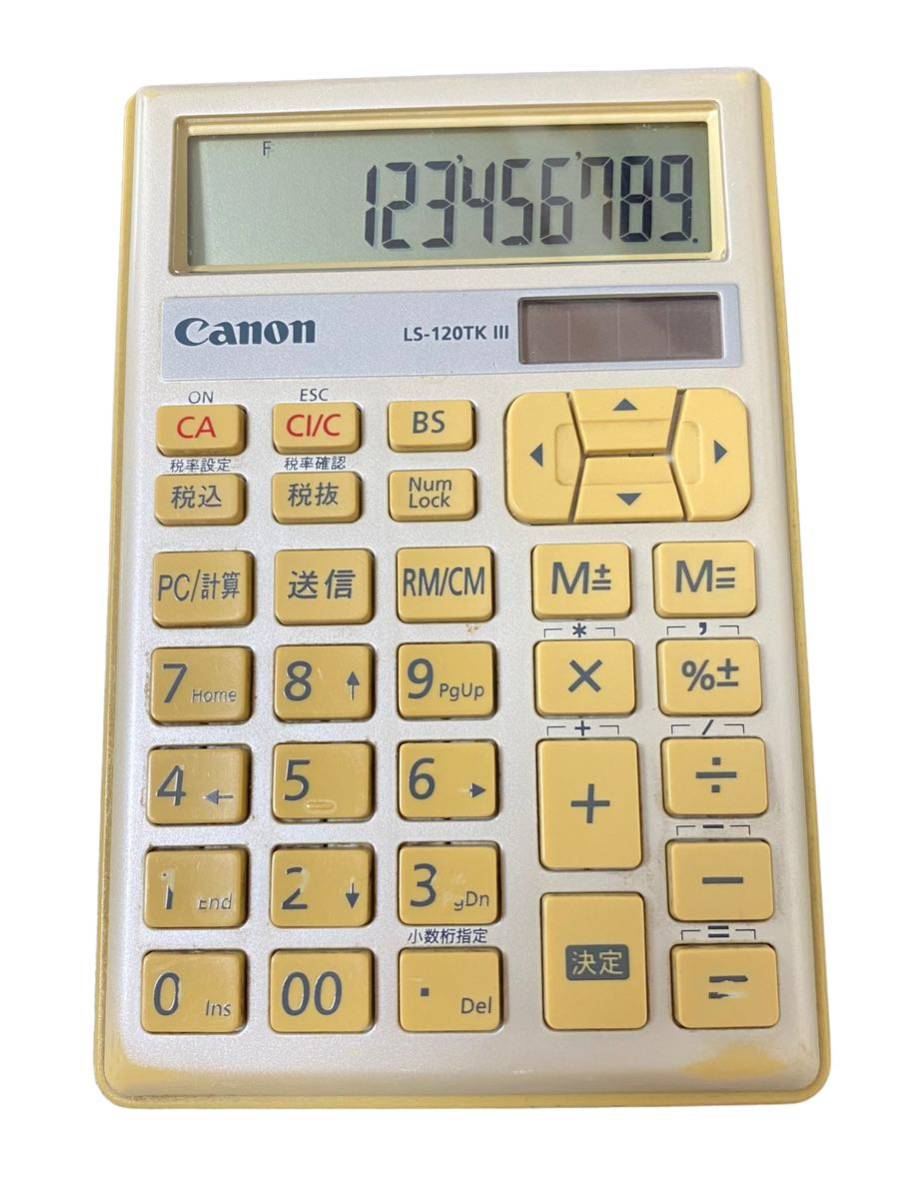 Canon Canon LS-120TKⅢ numeric keypad calculator count machine 