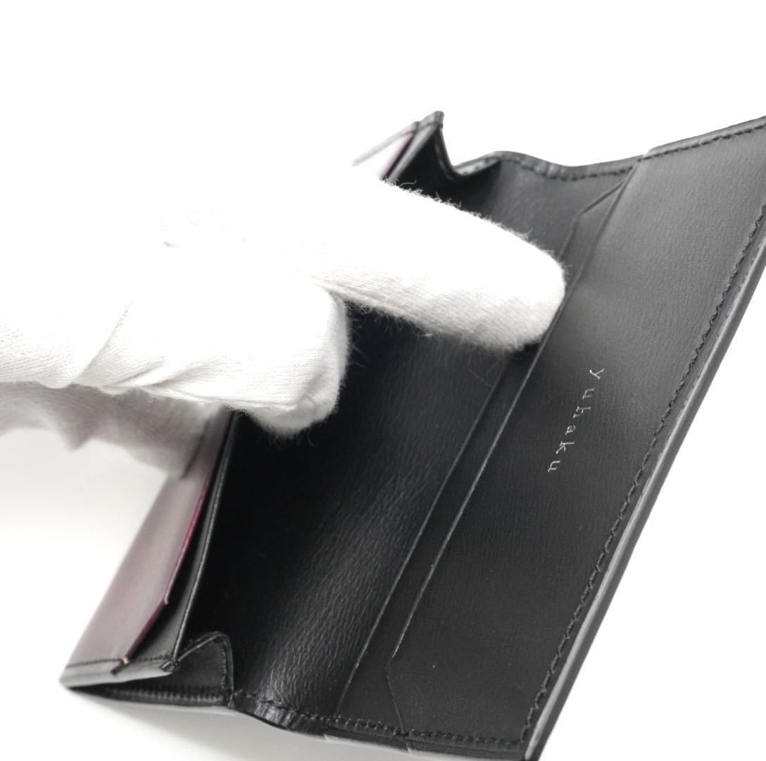 レア 未使用 YUHAKU ユハク 名刺入れ カードケース 本革 牛革|PayPay