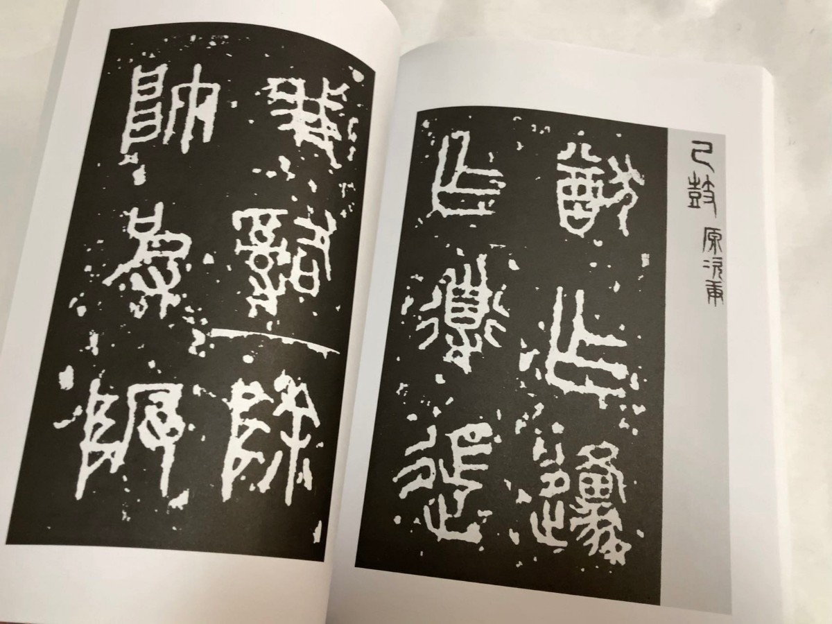 羅雪堂臨石鼓文　羅振玉　/ 中国　書道　参考資料　お手本_画像8