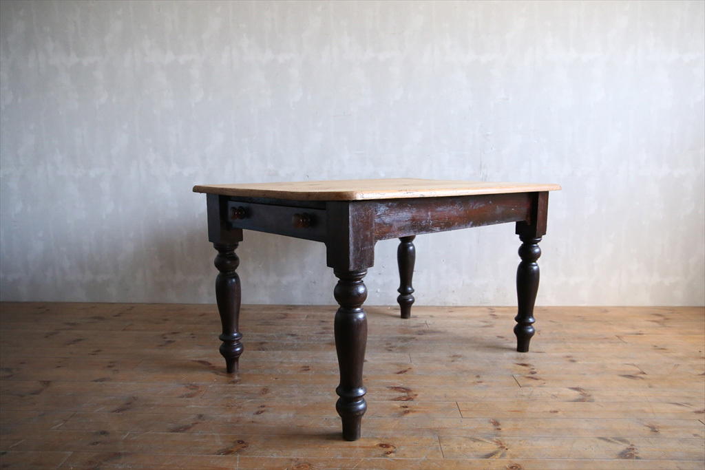 Британия античный * сосна старый дерево обеденный стол B/ из дерева обеденный стол стол / полка витрины / верстак / стол / магазин инвентарь / дисплей шт. / Англия Vintage мебель 