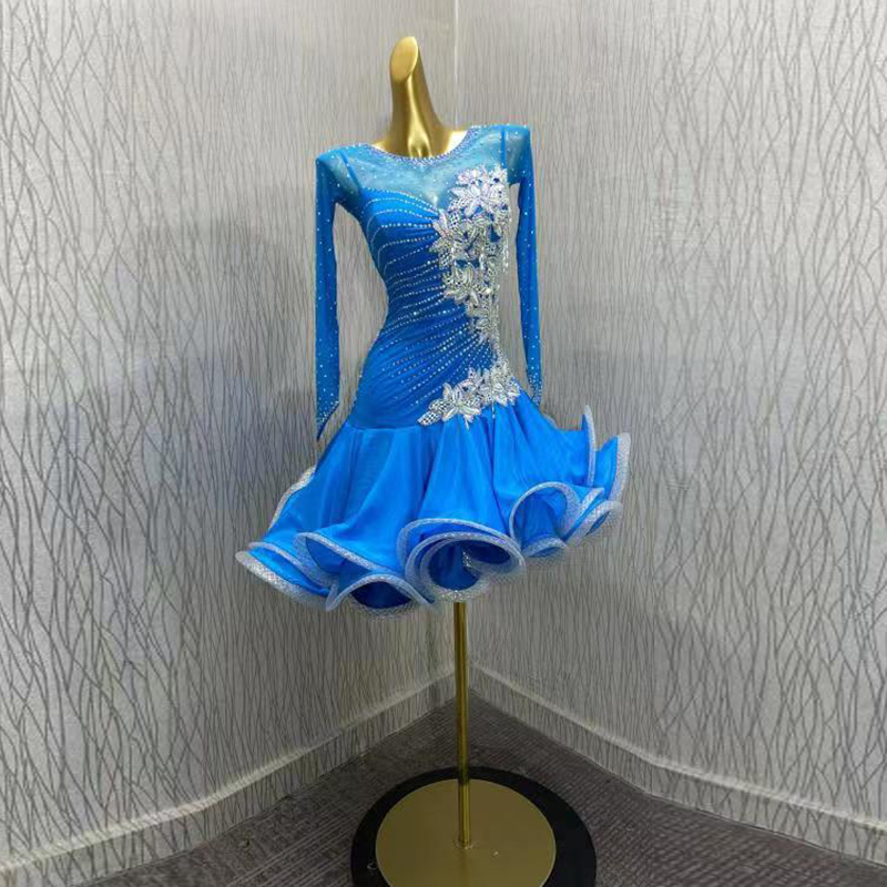 社交ダンスドレス・モダンドレス・スタンダードドレス・ラテンドレス・オーダーメイド対応(競技・デモ用)】新品☆最高品質☆latin-087 www.france-kebab-restauration.com