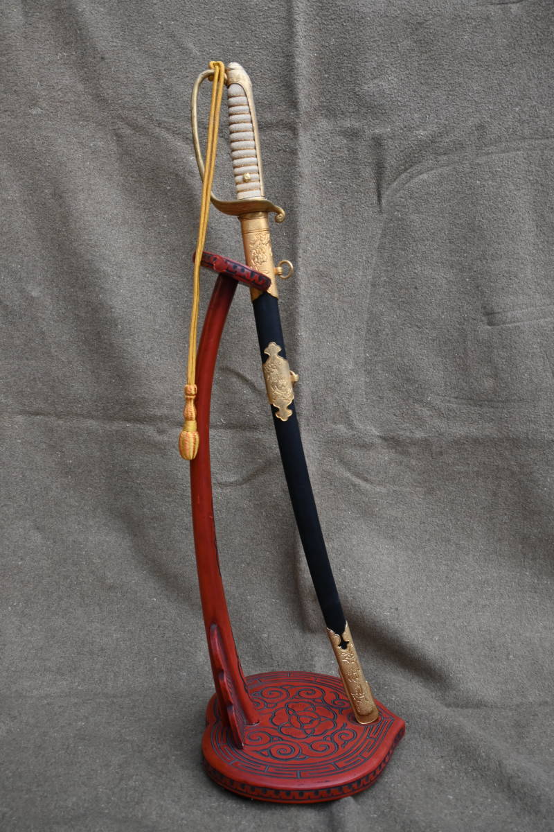 指揮刀 全長87cm 軍刀 儀礼刀 サーベル 旧日本軍 陸軍 海軍 模造刀 