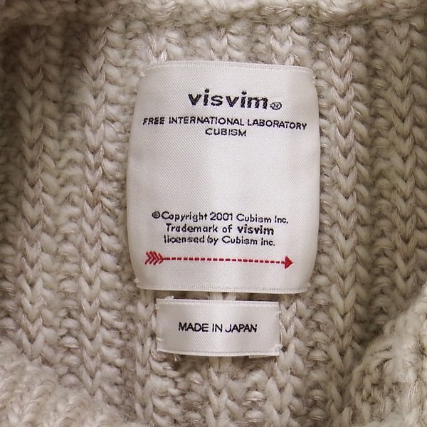 21aw visvim AMPLUS TURTLENECK KNIT IVORY 3 | www.bauen.com.ar