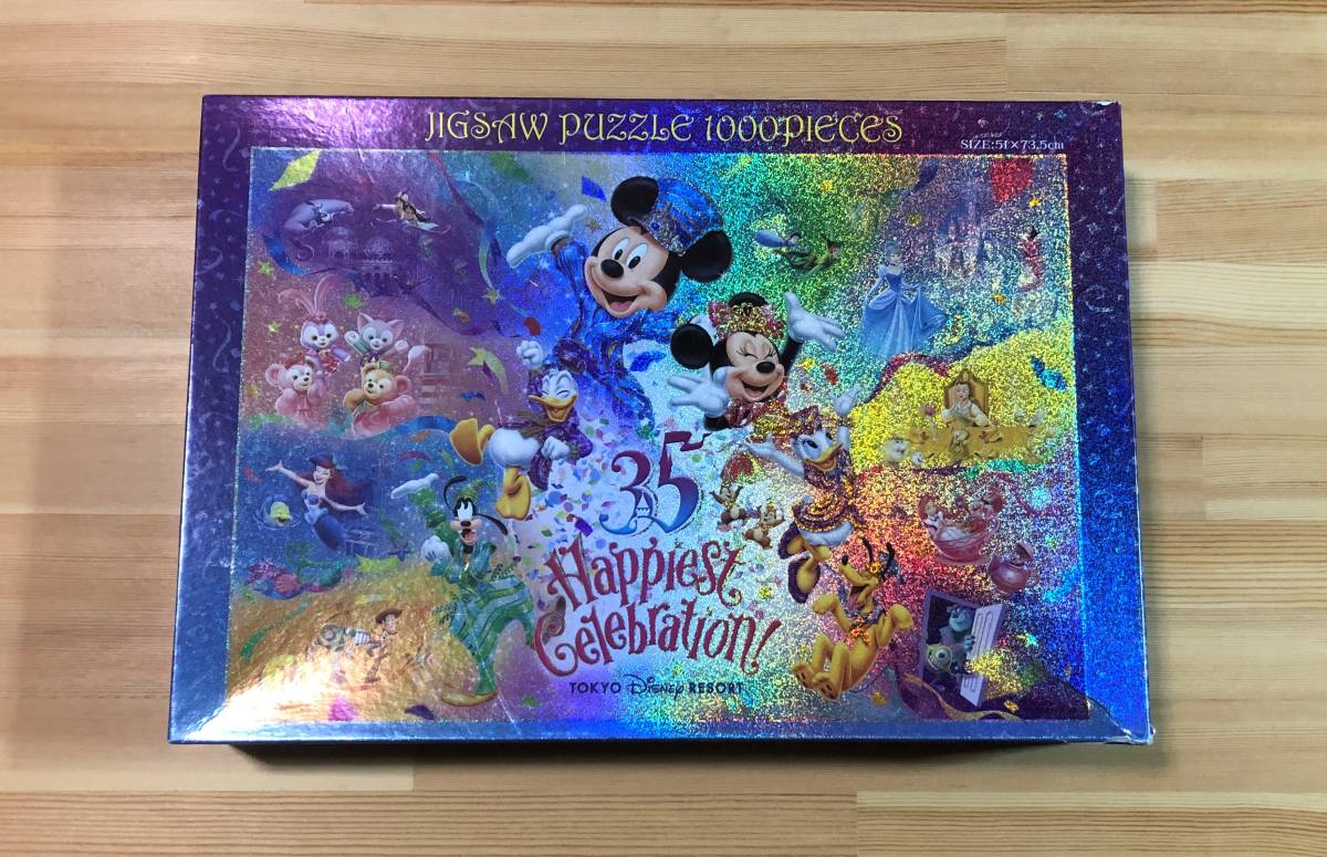 Disney　東京ディズニーリゾート　３５周年記念 ハピエスト セレブレーション ホログラム　1000ピース　内袋未開封品　ミッキー