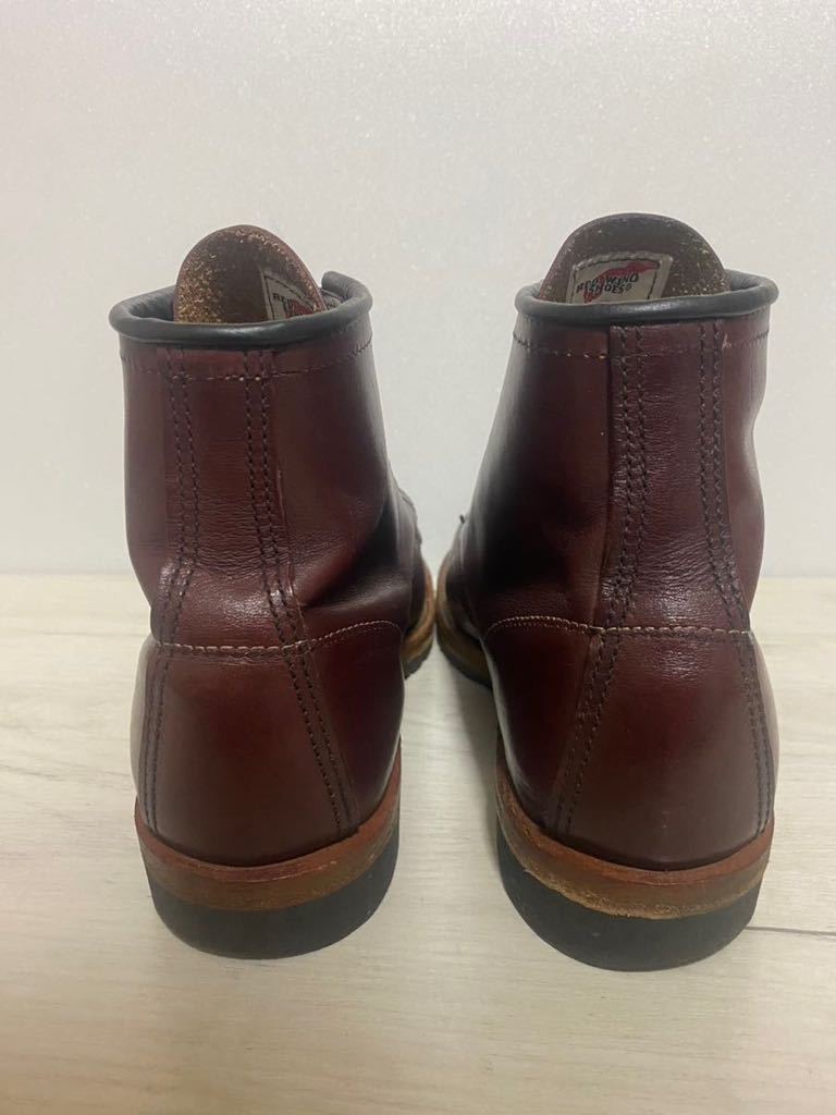 ★02/15製造年★美品★良品★REDWING レッドウィング ベックマン9011★US8.5D(26.5〜27.0) BECKMAN ブラックチェリー ブーツ 9411_画像6