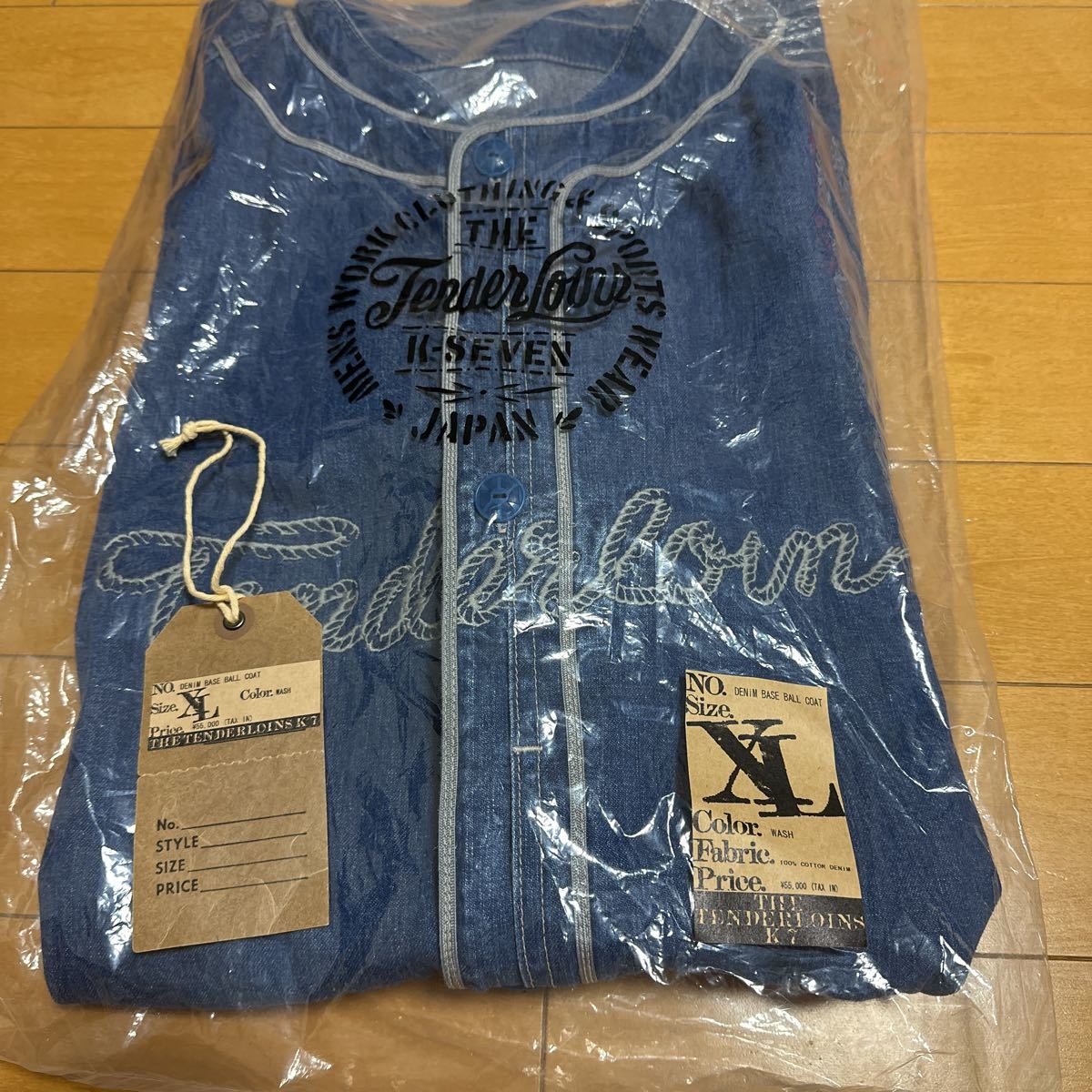 tenderloin denim baseball coat XL テンダーロイン ベースボールコート