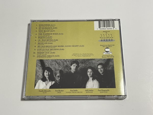 CD『Vox One』アカペラ ボーカルジャズグループ ファーストアルバムの画像2