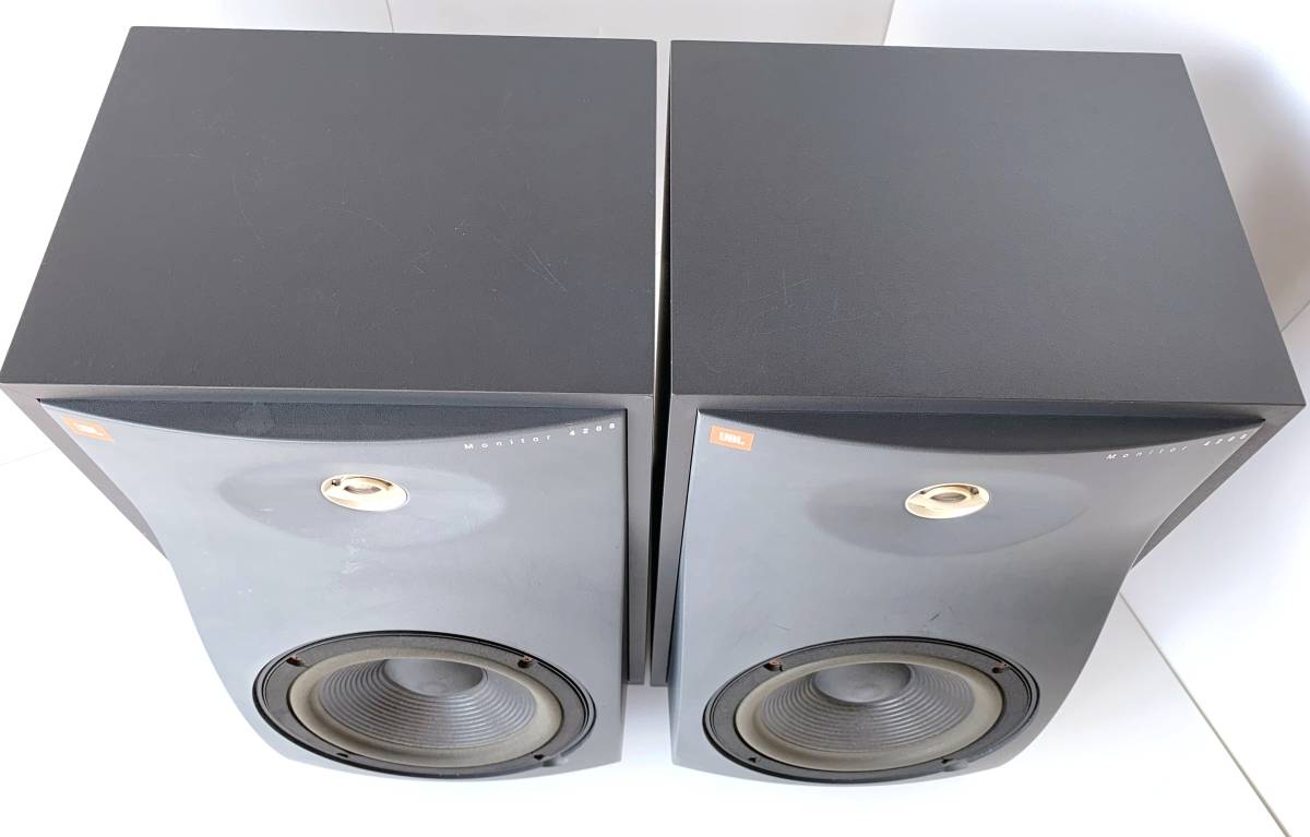 ★美品 JBL スピーカー Monitor 4208 ペア STUDIO MONITORS コンソールトップモニター 取扱説明書付きの画像3