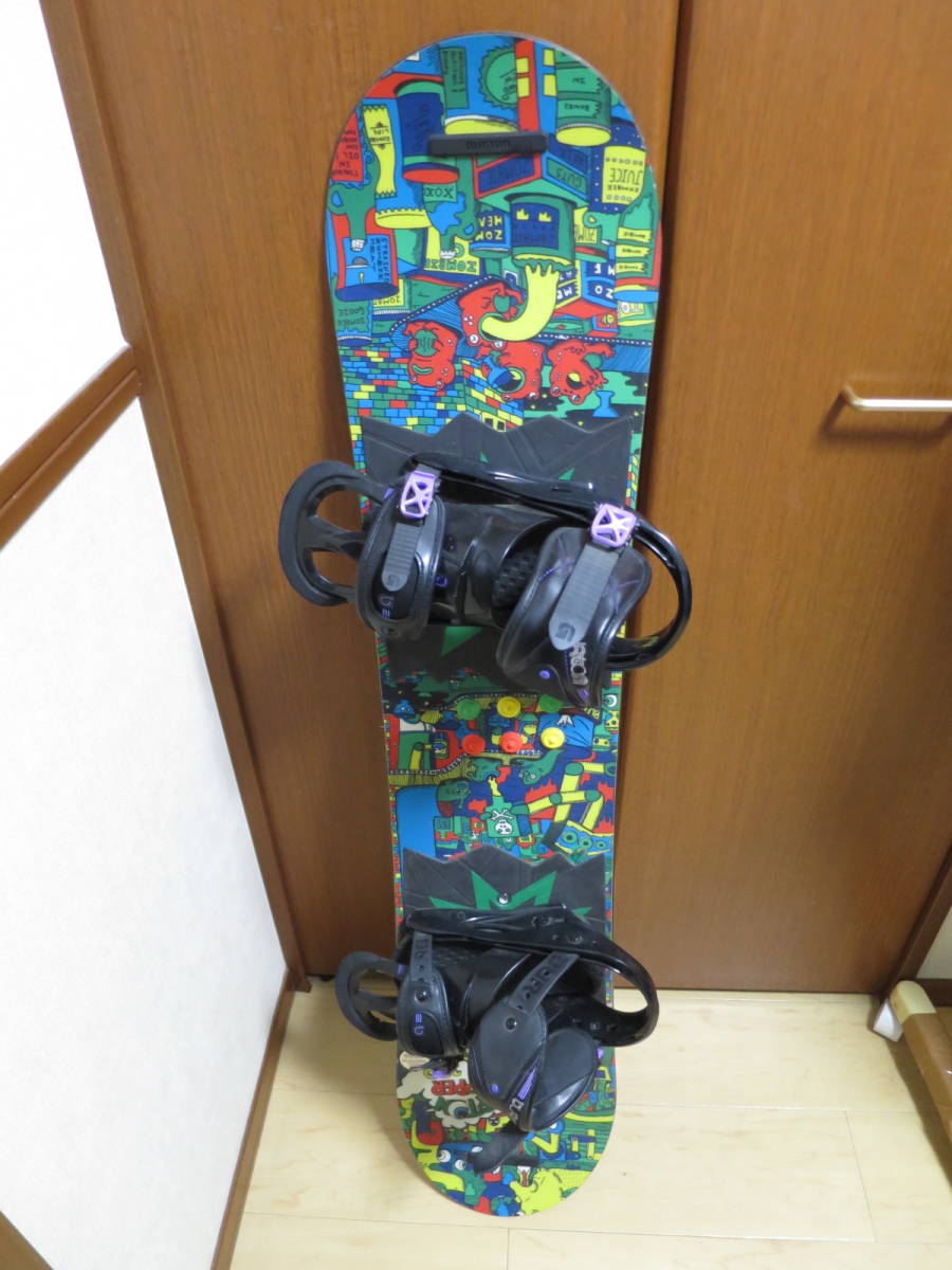 人気ブランド BURTON 120 ビンディング付き CHOPPER 子ども用 - www