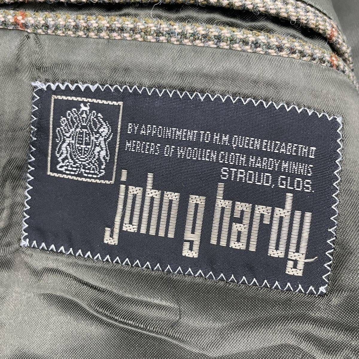 英国製◎John G Hardy ツイードジャケット 38S 細身なシルエット 阪急有楽町 StraySheepで購入 チェスターバリー 美品_画像7