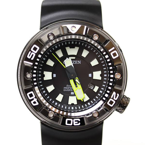 CITIZEN シチズン プロマスター MARINEシリーズ エコ・ドライブ 腕時計 ソーラー BN0177-05E/E168-S104599 メンズ  美品