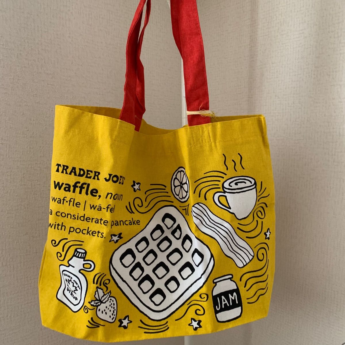 TRADER JOE'S トレーダージョーズショッピングバッグ エコバッグ ロゴトートバッグ トートバッグ