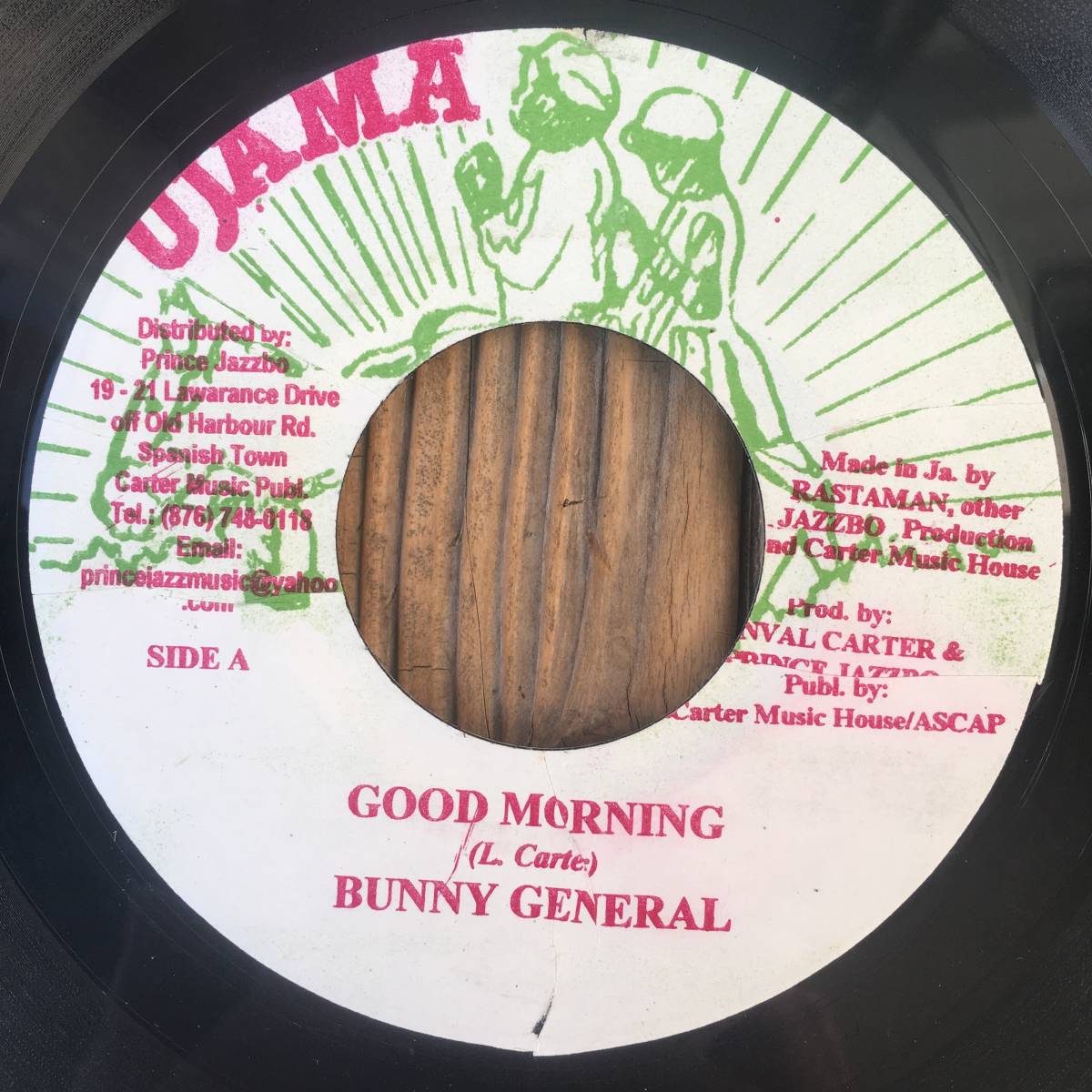 ★送料込み！ド渋！ Sound Killa！BAM BAM riddim！Nitty Gritty/Good Morning Teacher【Bunny General - Good Morning】7inch Ujama JA_画像1