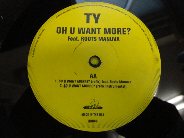 Ty ft. Roots Manuva Oh U Want More? オリジナル原盤 12 アングラDOPE HIPHOP 視聴_画像3