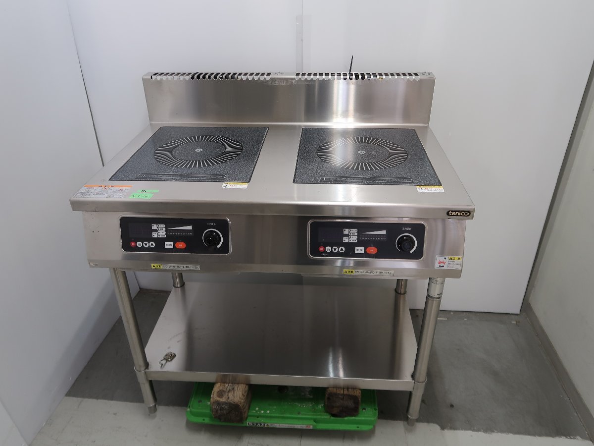 Yahoo!オークション - 中古 タニコー IHコンロ TIT-33 3+3kw Yahoo!オークション - 中古 タニコー IHコンロ TIT-33 3+3kw