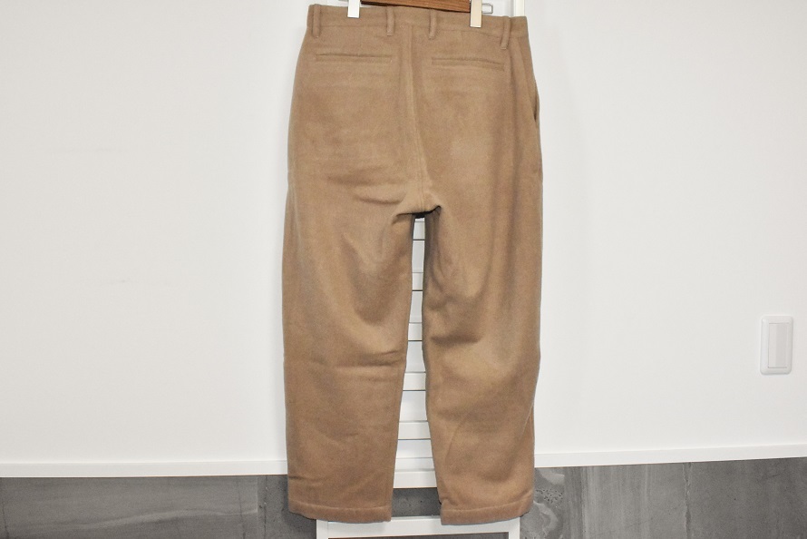 NAISSANCE ネサンス TAPERED PANTS カシミア混 テーパード ウールパンツ サイズM 日本製 未着用_画像2