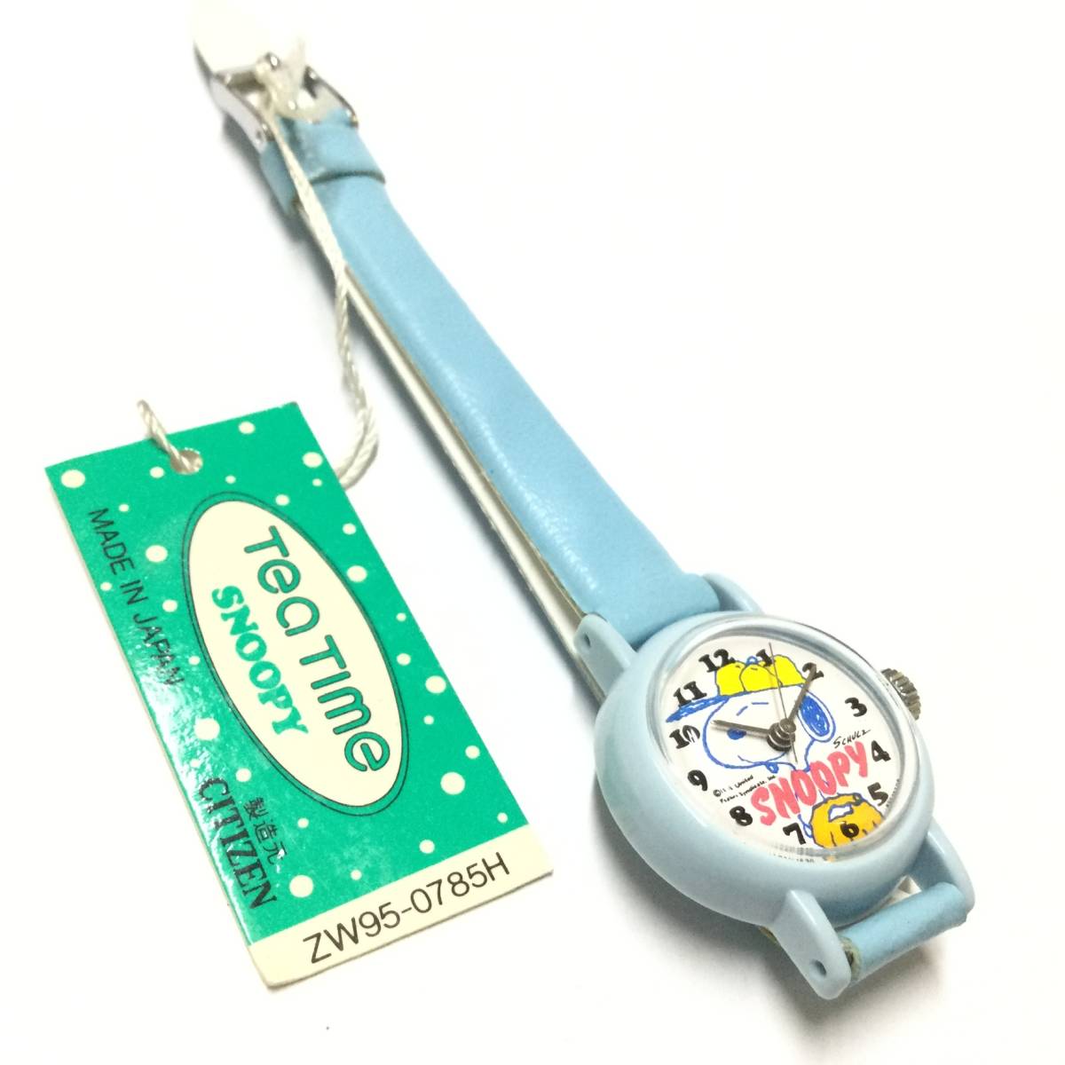[ очень редкий! retro & неиспользуемый товар ] Citizen Snoopy механический завод наручные часы 