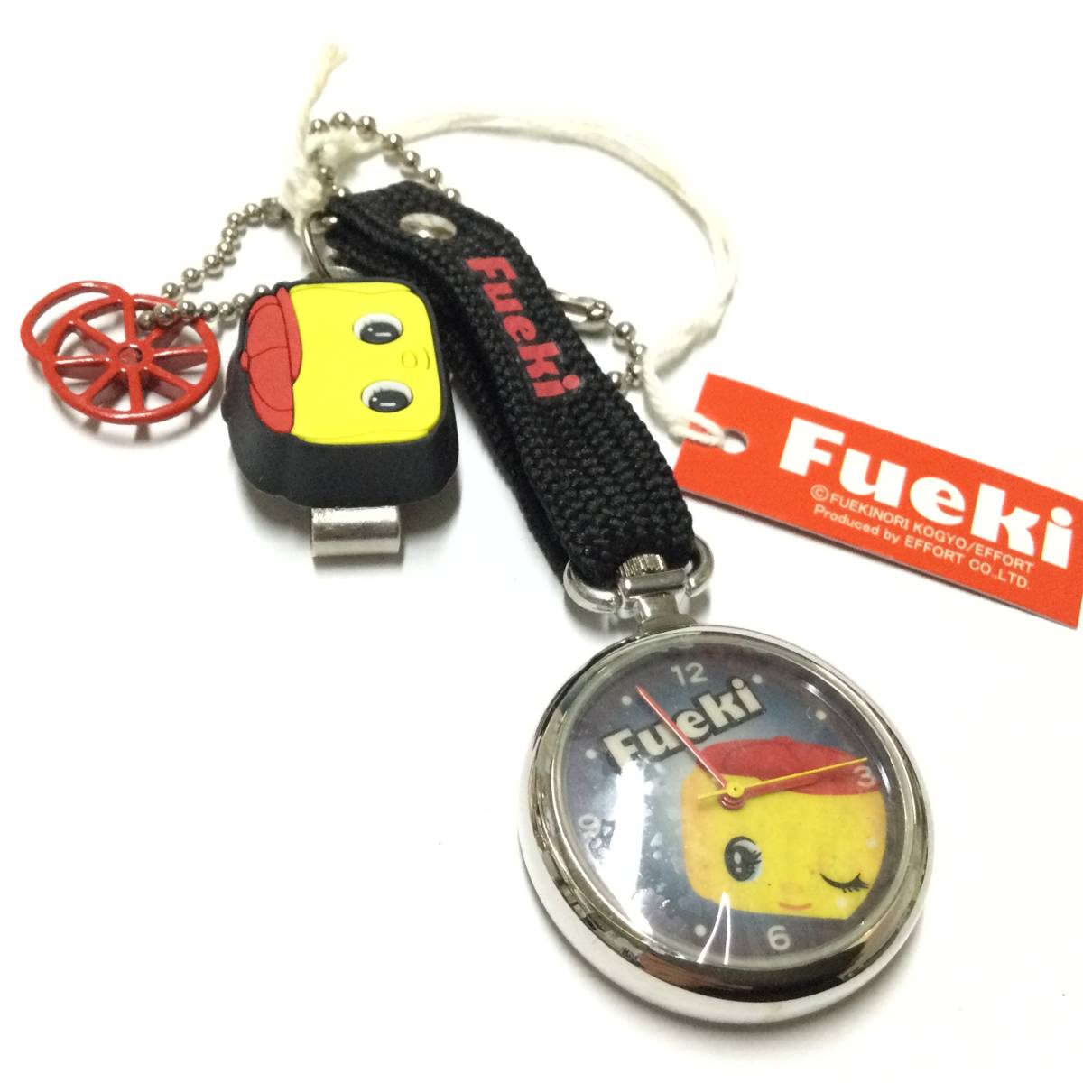 [ new goods unused, battery replaced ] retro stationery feki paste feki kun pocket watch key holder .na- Swatch .