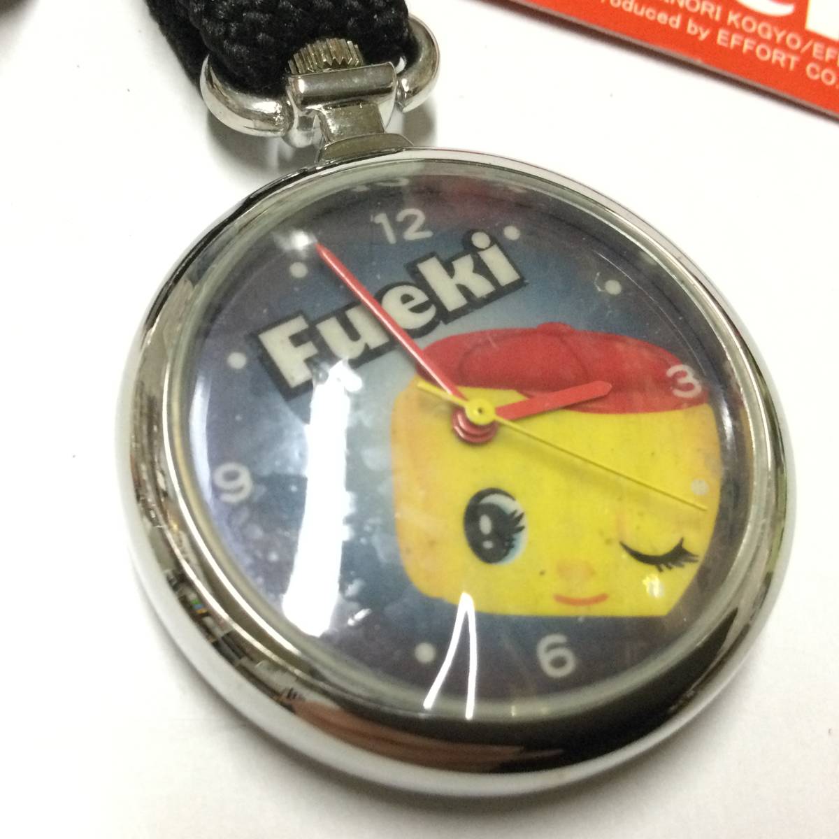 [ new goods unused, battery replaced ] retro stationery feki paste feki kun pocket watch key holder .na- Swatch .