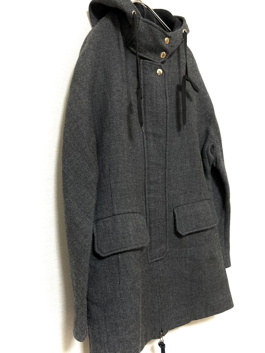 シンプルでおしゃれ マルニ marni フーデッド ウール コート