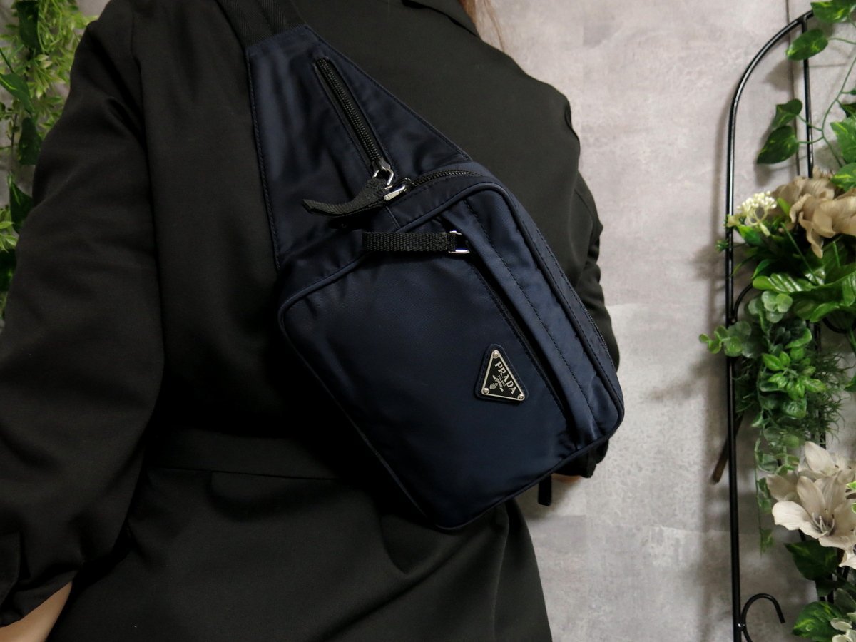 ○超美品○PRADA プラダ○ポコノ ナイロン○ワン ショルダー クロス