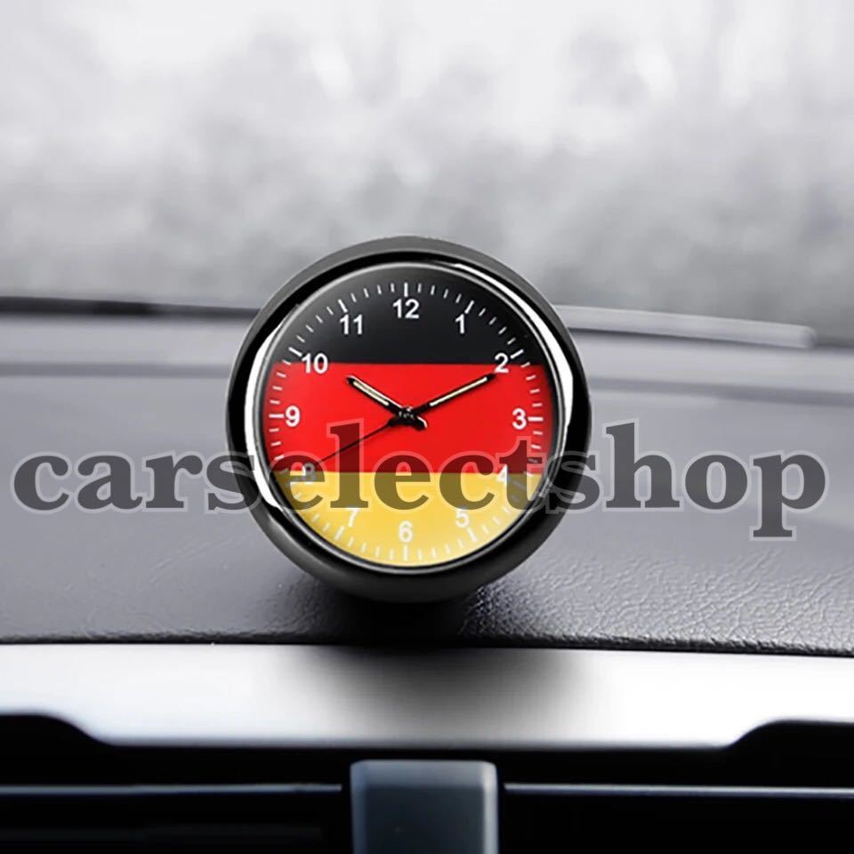  returned goods guarantee *[ Germany color ] clock in car small size clock clock accessory attaching interior analogue clock BMW/Audi/MercedesBenz/VW/PORSCHE/ other 