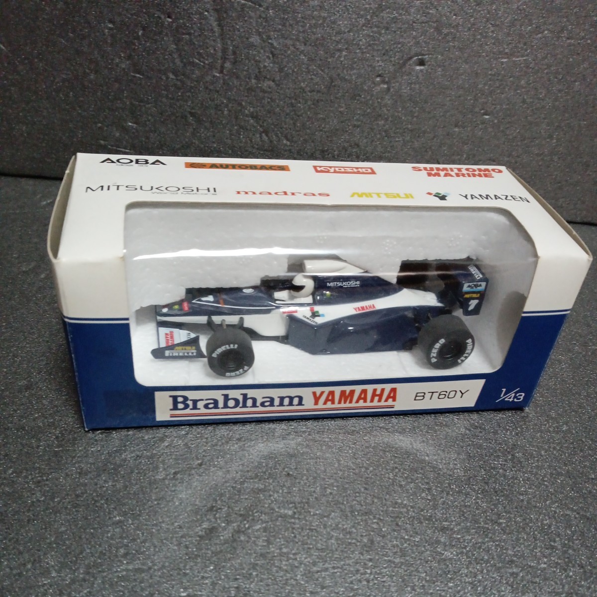 ● KYOSHO「1/43 Brabham YAMAHA BT60Y」京商　 F1 ブラバムヤマハ 日本製 