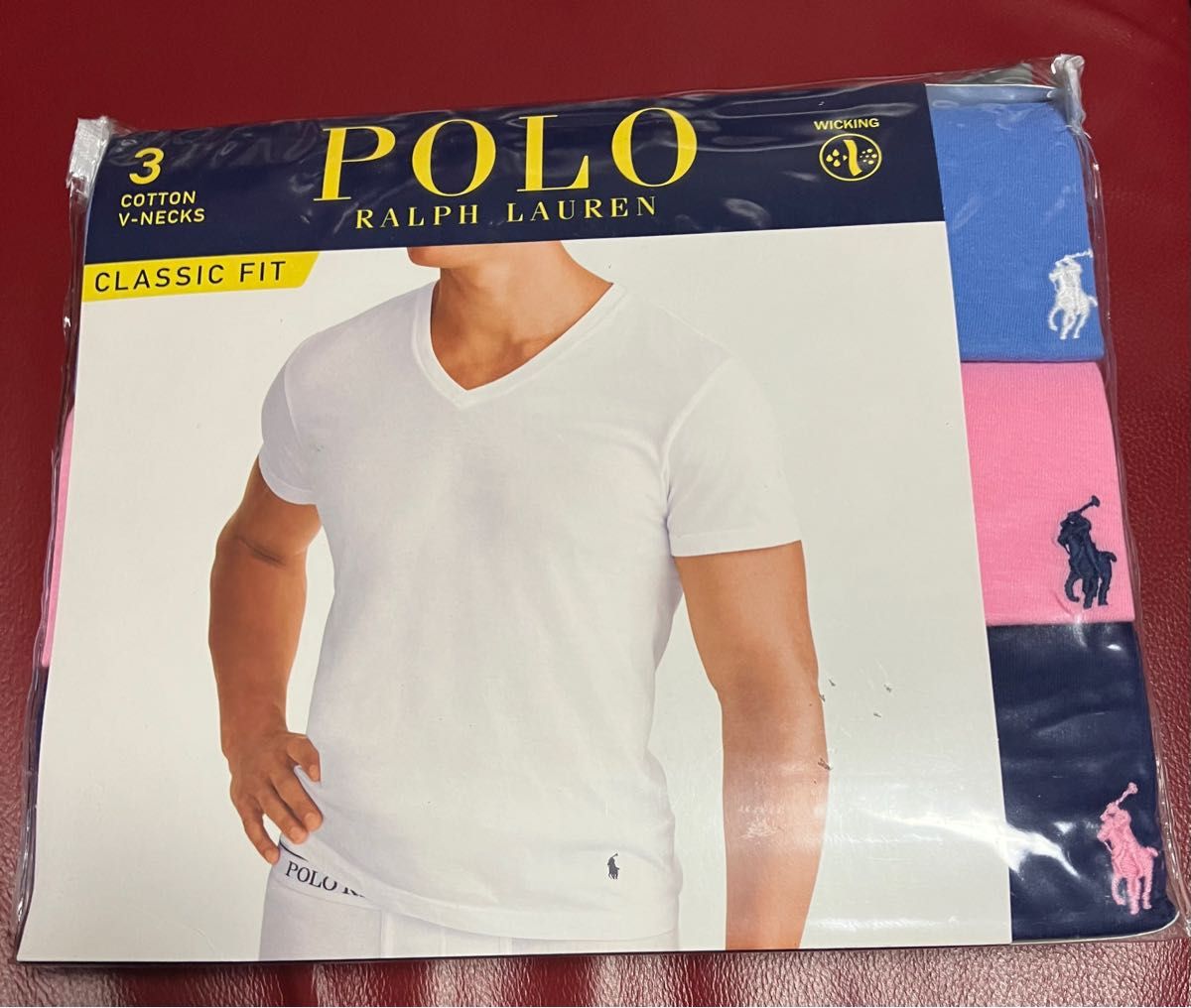 POLO Ralph Lauren  ポロ ラルフローレン　Vネック　Tシャツ3枚　US Sサイズ