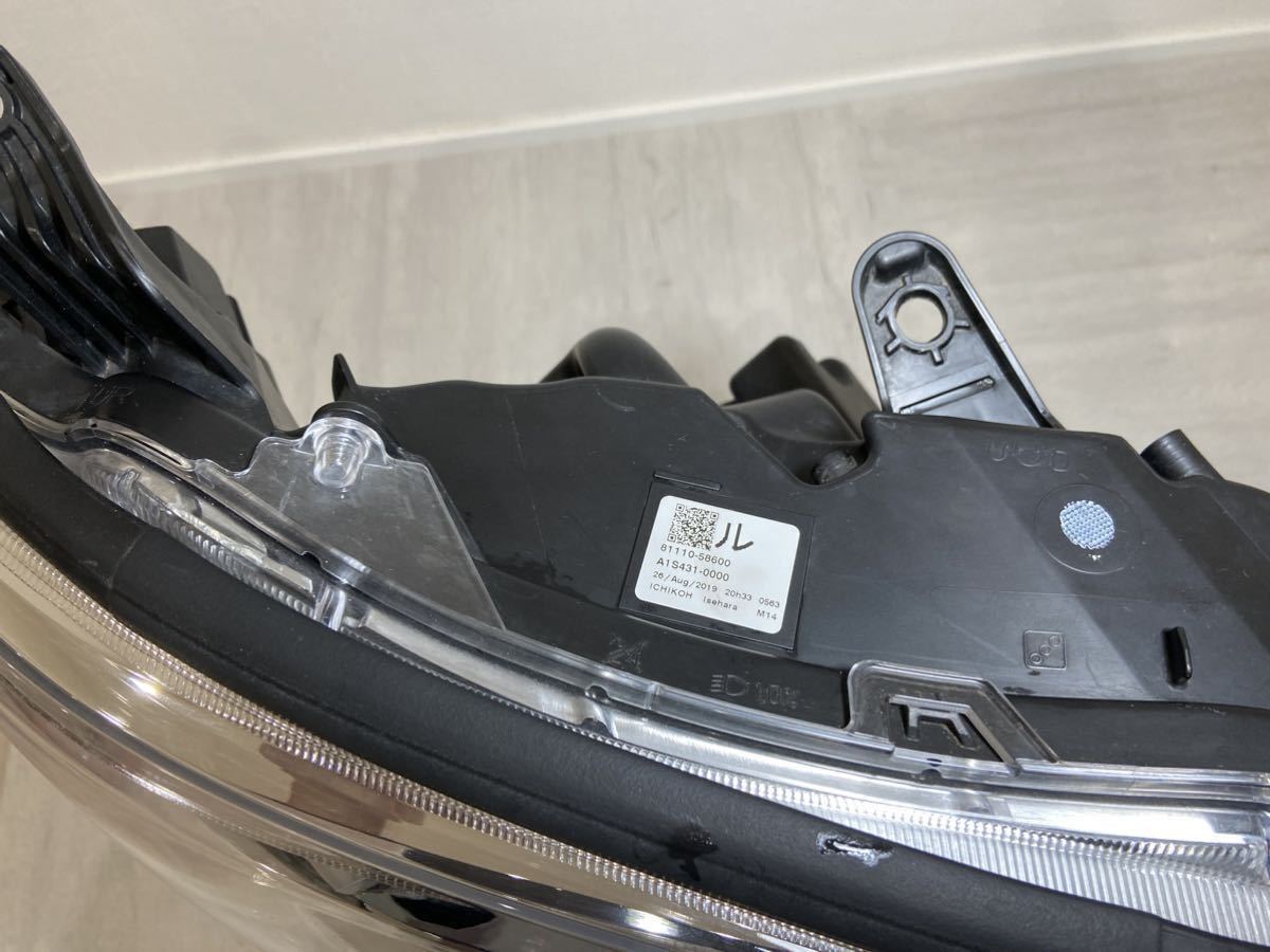 美品】 TOYOTA ヴェルファイア 30 後期 純正 右 ヘッドライト 3眼 LED