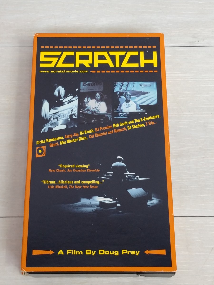 [ free shipping ]0 Scratch [VHS] A Film By Doug Pray DJ disk DJ Club operation not yet verification goods junk prompt decision price 