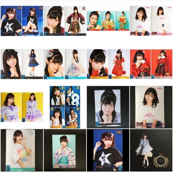 Premium Line NMB48 菖蒲まりん 生写真 缶バッジ