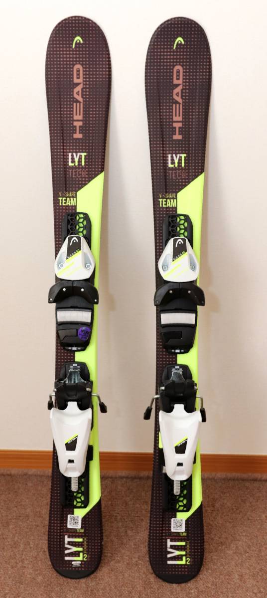 人気を誇る HEAD V-SHAPE ジュニア用スキー板+SLR4.5ビンディング 87cm