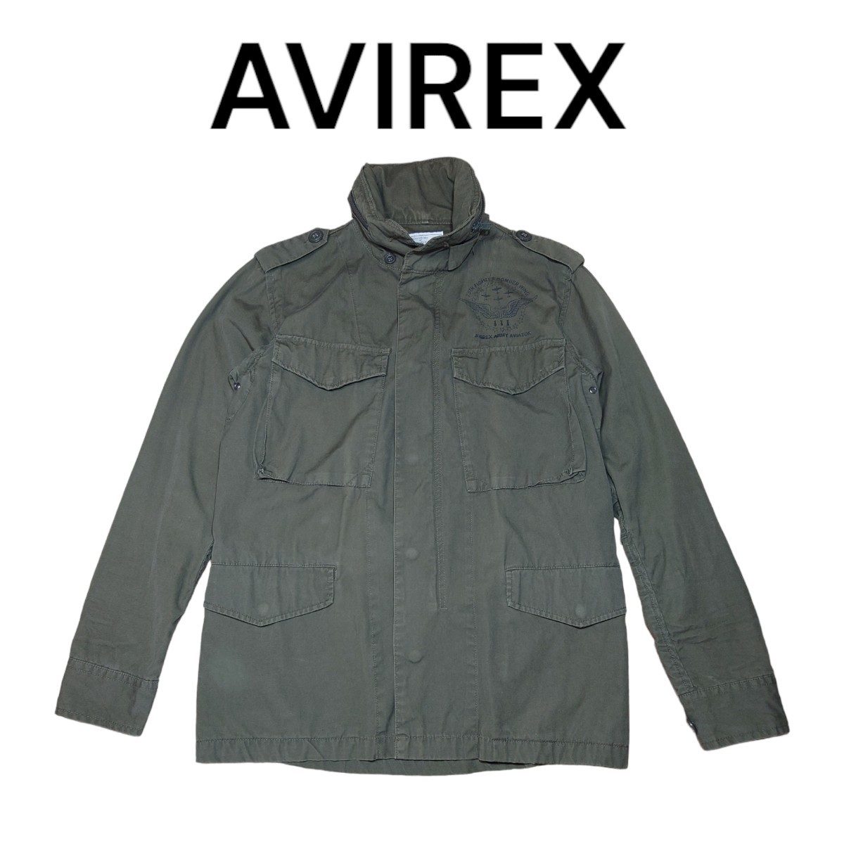 AVIREX　m65　フィールドジャケット　古着　アヴィレックス　ミリタリー　アビレックス