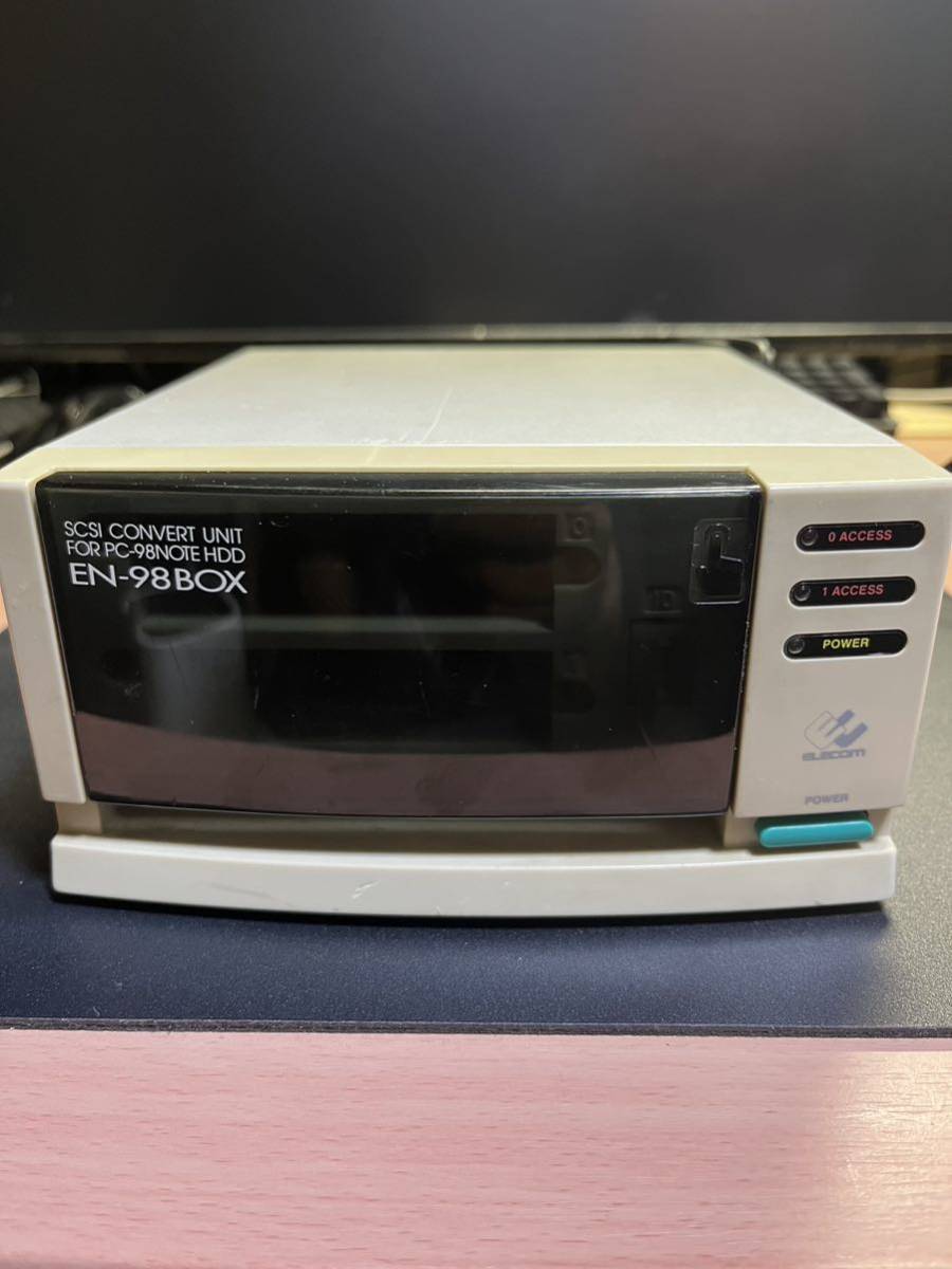 エレコム SCSI CONVERT UNIT for PC-98Note HDD EN-98BOX【通電OK・動作未確認】