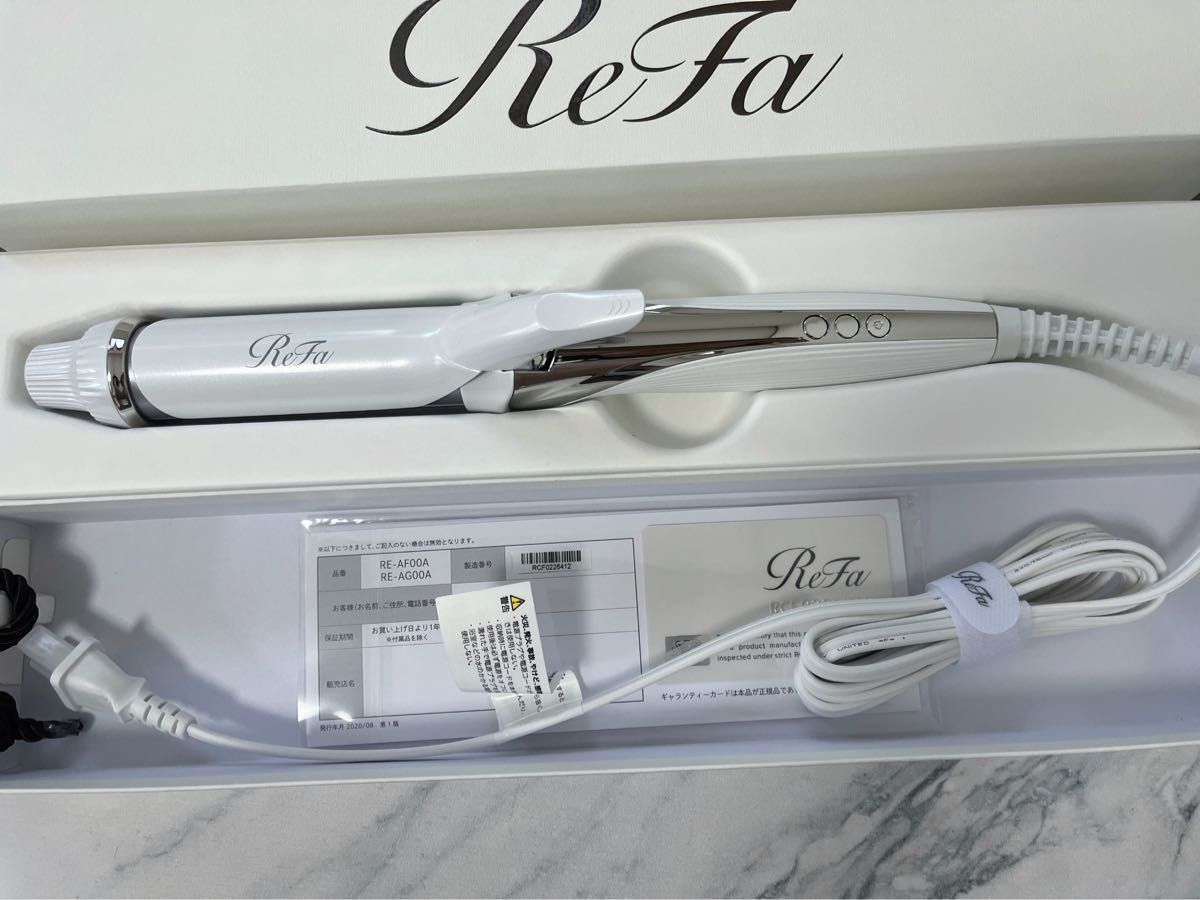 新品 32mm ピンク ReFa ストレート&カール2WAYヘアアイロンプロ BEAUTECH SALONIA CURL IRON リファ ビューテック カールアイロン RE-AF00A ヘアアイロン32mm