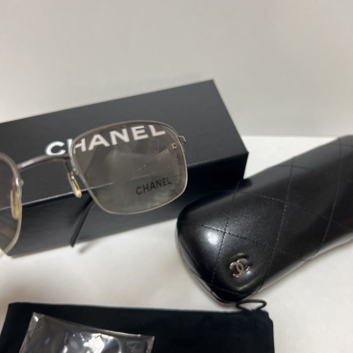 CHANEL glasses frame 5 point set 