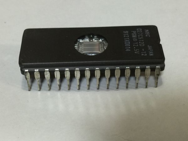 集積回路　NEC　EPROM D27C512D-12 　未使用　2FY0Ｂ_画像1