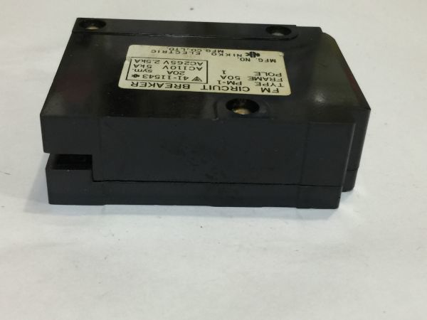 NIKKO автоматический выключатель PM-1 20A б/у FRAME 50A FA456BB 9903