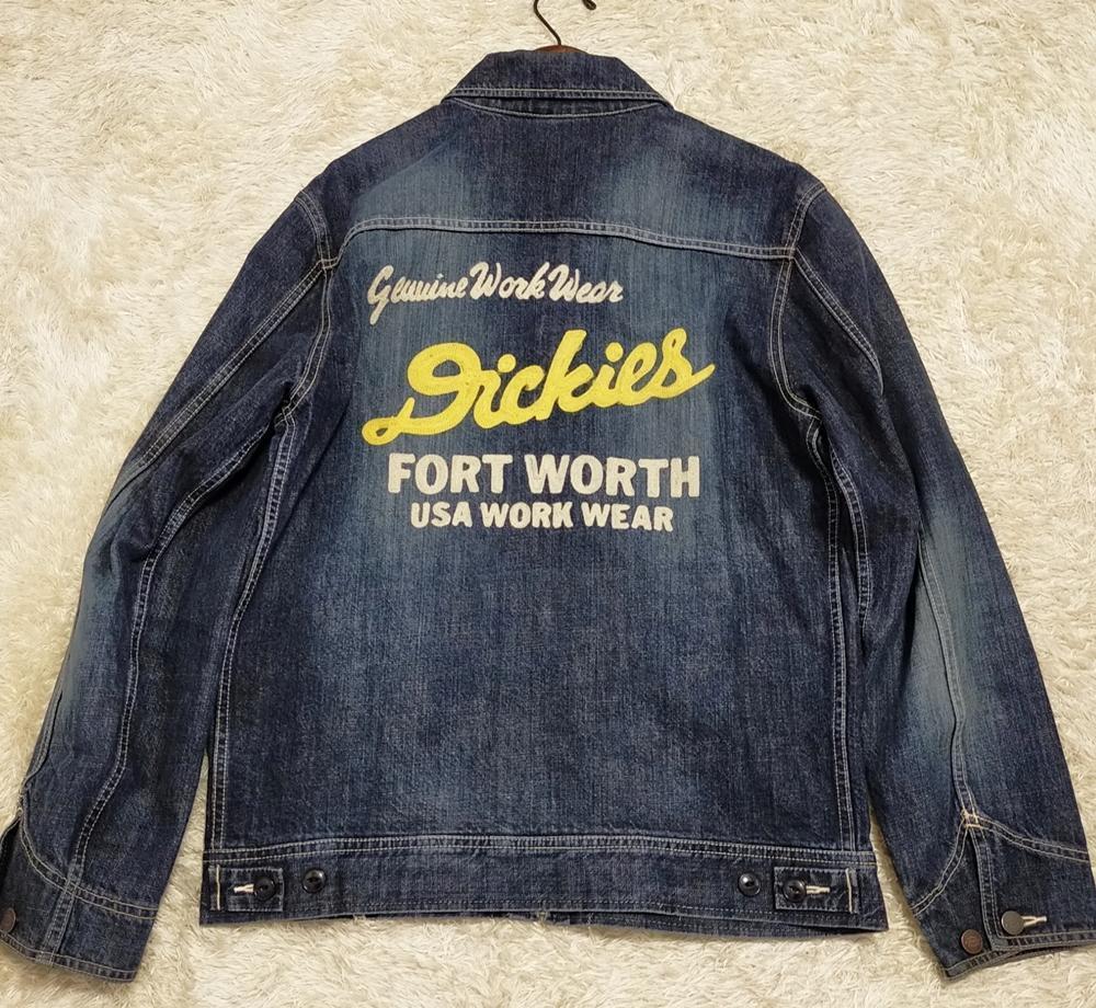 Dickies ディッキーズ デニム ジャケット Gジャン ジージャン Lサイズ_画像1