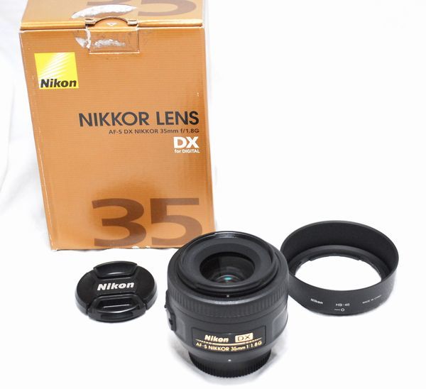 美品・純正フード付き】Nikon ニコンDX AF-S NIKKOR 35mm f/1.8 G